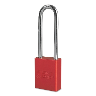 ALUMINUM PADLOCK - RED3